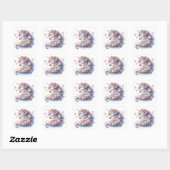 Stickers Unicorne aquarelle (Feuille)