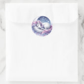 Stickers Unicorne aquarelle (Sac)