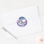 Stickers Unicorne aquarelle (Enveloppe)