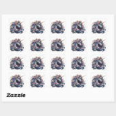 Stickers Unicorne aquarelle (Feuille)