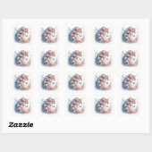 Stickers Unicorne aquarelle (Feuille)