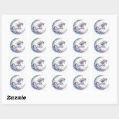 Stickers Unicorne aquarelle (Feuille)