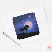 Stickers Unicorne et étoiles (Enveloppe)