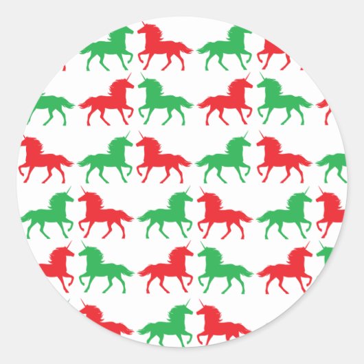 Stickers Unicorne Festive (Devant)