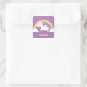 Stickers Unicorne Flying Cute et Rainbow Girls (Sac)