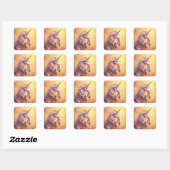 Stickers Unicorne Magnifique (Feuille)