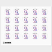 Stickers Unicorne Merci (Feuille)