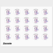 Stickers Unicorne Merci (Feuille)