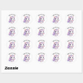 Stickers Unicorne Merci (Feuille)