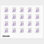 Stickers Unicorne Merci (Feuille)