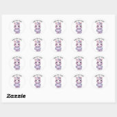 Stickers Unicorne Merci (Feuille)