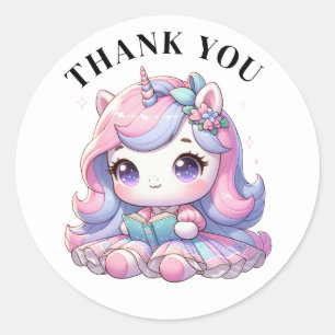 Stickers Unicorne Merci