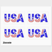 Stickers - USA en Stars et Stripes (Feuille)