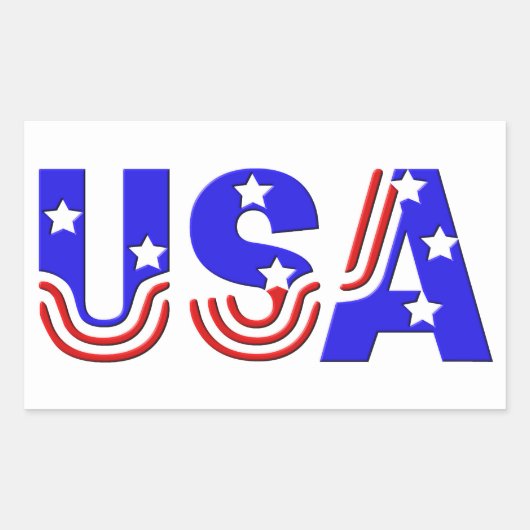 Stickers - USA en Stars et Stripes (Devant)