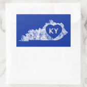 Stickers Utilisés I Love Kentucky State (Sac)