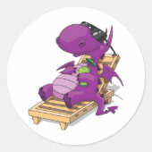 Stickers Vacances Dragon (Devant)
