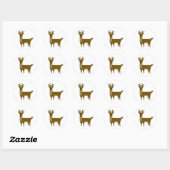 Stickers vacances Pixel Rudolph Reindeer geek (Feuille)
