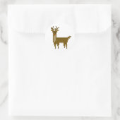 Stickers vacances Pixel Rudolph Reindeer geek (Sac)