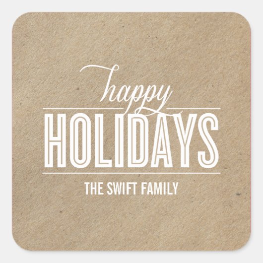 Stickers Vacances Simplement Artisanat (Devant)