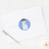 Stickers Vacances Snowman Cube de glace (Enveloppe)