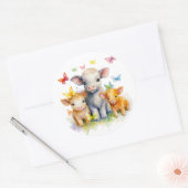 Stickers Vache et papillon (Enveloppe)