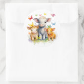 Stickers Vache et papillon (Sac)