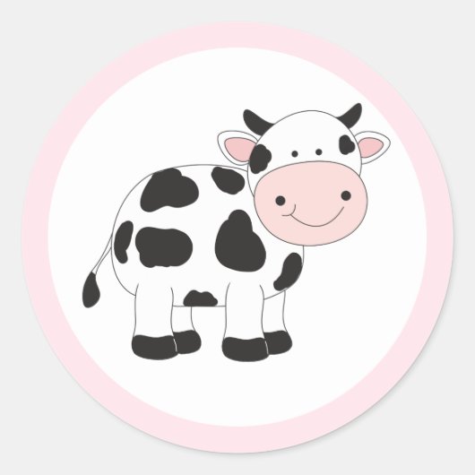 Stickers Vache Rose (Devant)