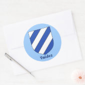 Stickers Valdez Family Shield (Enveloppe)