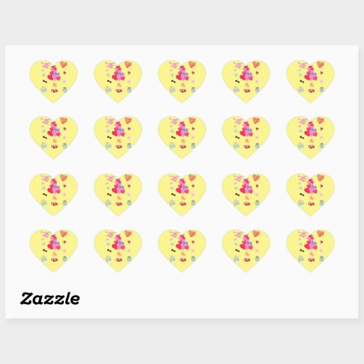 STICKERS "VALENTINE" (Feuille)
