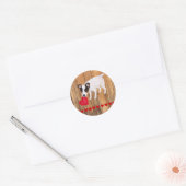 Stickers Valentine Jack Russell Terrier Bois (Enveloppe)