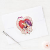 stickers Valentine vintage (Enveloppe)