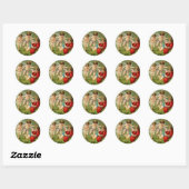 Stickers Valentine vintage (Feuille)