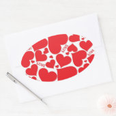 Stickers Valentines/Amour et Coeurs (Enveloppe)