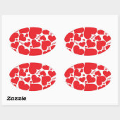 Stickers Valentines/Amour et Coeurs (Feuille)