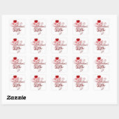 Stickers Valentines/Joyeuse Saint Valentin (Feuille)