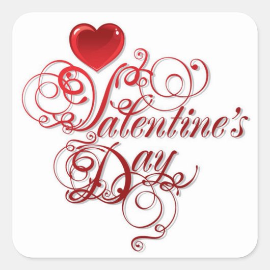 Stickers Valentines/Joyeuse Saint Valentin (Devant)