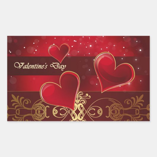 Stickers Valentines/Joyeuse Saint Valentin (Devant)