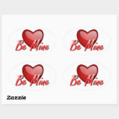 Stickers Valentines/Soyez miens (Feuille)