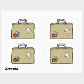 Stickers Valise Bien Utilisés (Feuille)