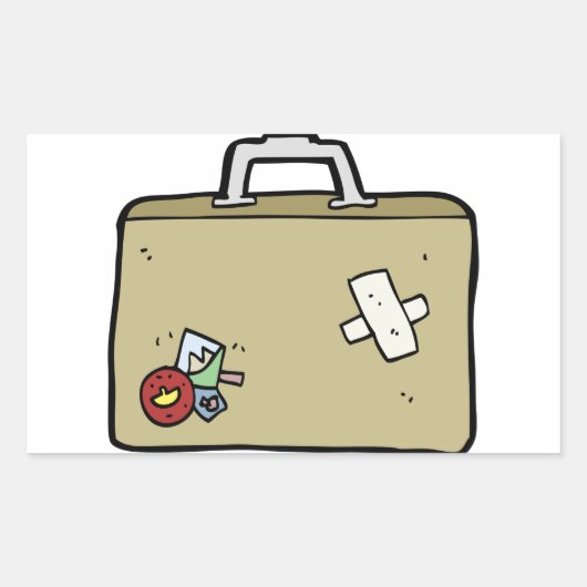 Stickers Valise Bien Utilisés (Devant)