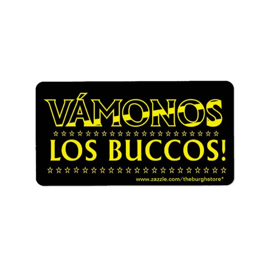 Stickers Vamonos Los Buccos (Devant)