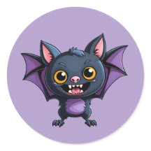 Stickers Vampire Bat Halloween en dessin