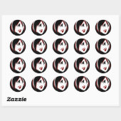 Stickers Vampire Girl (Feuille)