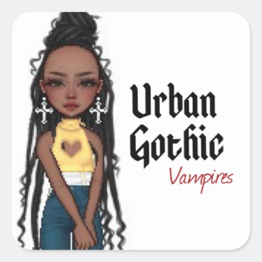 Stickers Vampires gothiques urbains 3 (Devant)