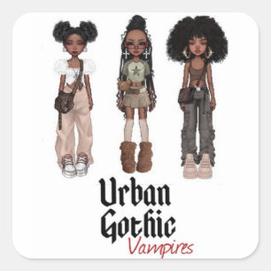 Stickers Vampires gothiques urbains 5