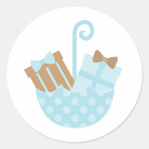 Stickers van baby shower of Vrijgezellenfeest