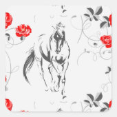 Stickers van barokpaarden (Voorkant)