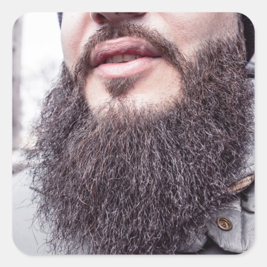 Stickers van Cool Beard en Mustache (Voorkant)
