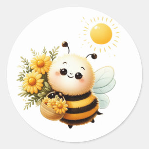Stickers van Cute Bee