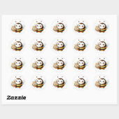 Stickers van Cute Bee (Vel)